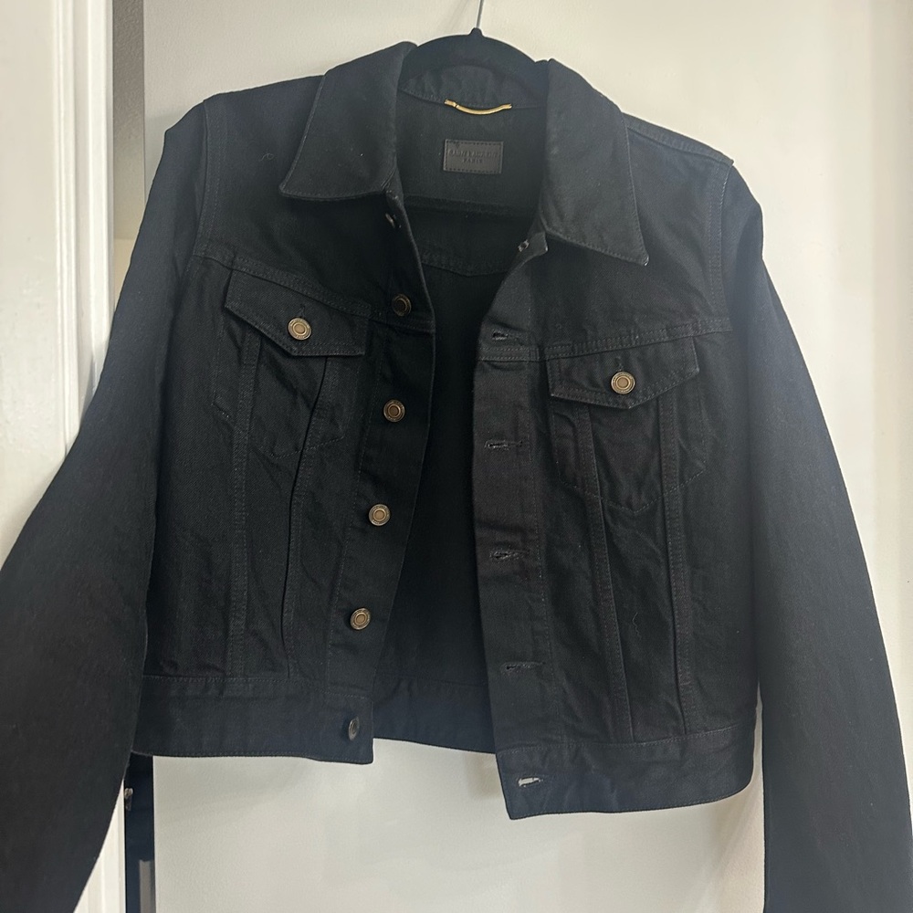 Saint Laurent Black Denim Jacket